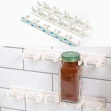 Spice Clip Grippers for Cabinet Doors, White, 15 Ct