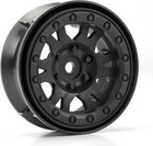 1.9" Black Plastic Bead-Lock Wheels for RC Crawlers - Impulse Model