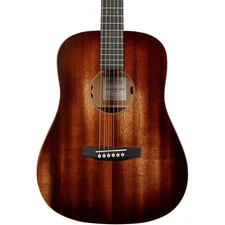 Martin DJRE Junior StreetMaster Dreadnought Acoustic-Electric Guitar Drk Mahogny