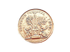 Medal Napoleon Bonaparte souvenir Immortel St. Helena 1840 Paris