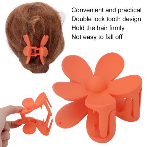 Blumenhaarklammer Große Non Slip Matte Nette Frauen Mädchen Haar-Accessoires TOS - Bild 8 von 23