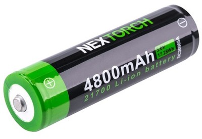Nextorch 21700 Li-Ion Akku 4800mAh (USB Aufladbar)