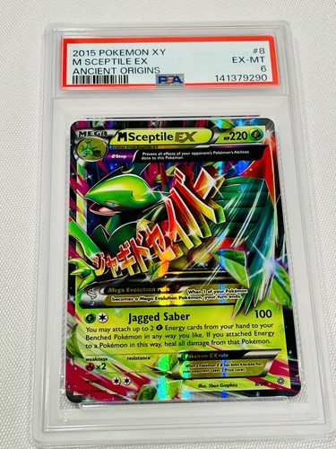 M Sceptile-EX graded PSA 8 for sale on eBay