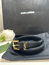 YSL Saint Laurent Women s Slim Belt in Size 90