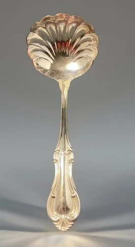 Vintage Joan Of Arc International Sterling Silver Ladle Gravy Spoon 7"