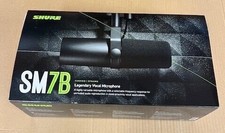 Shure SM7B Vocal Dynamic Mic Broadcast Podcast Recording XLR Studio Open Box