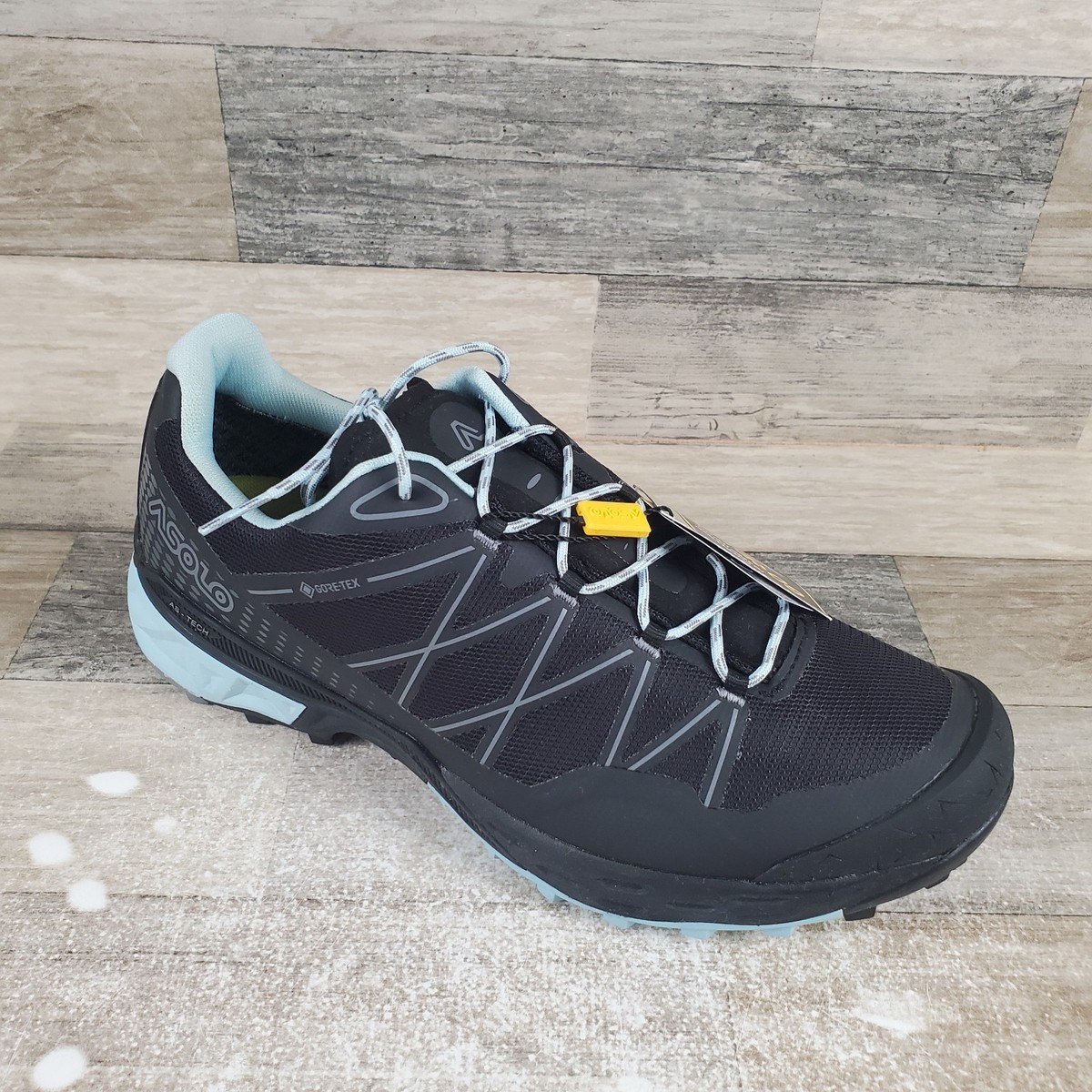 Asolo Tahoe GTX ML Womens Hiking Shoes 10 Black Celadon Lace Up