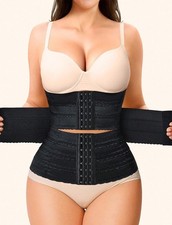 Waist Trainer Corset - Tummy Control Shapewear with Segmented Cincher - Workout