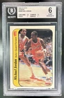1986-87 Fleer Michael Jordan Stickers Rookie RC #8 Bulls BGS 6