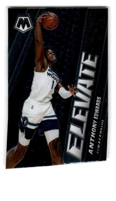 2020-21 Panini Mosaic #12 Anthony Edwards Elevate