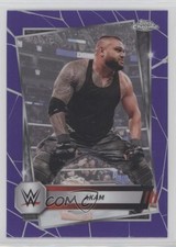 2025 Topps Chrome WWE Purple Refractor Akam #31 12n8