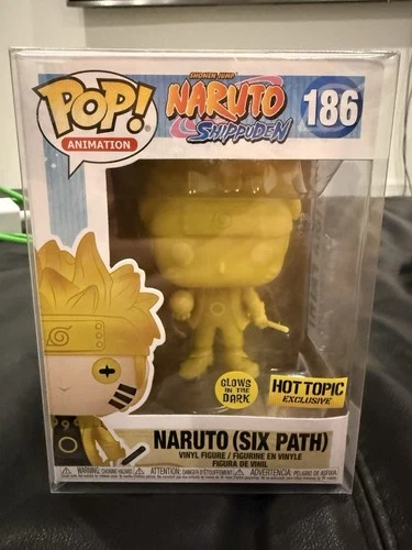 Naruto Six Path Hot Topic GITD 186 w/protector Funko