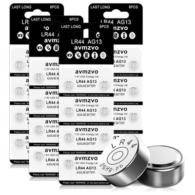 Knopfzellen Batterien LR44 AG13 32 Stück wiederaufladbar Uhr Kamera