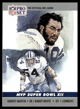 1990 Pro Set Super Bowl MVP Collectibles Harvey Martin/Randy White Dallas