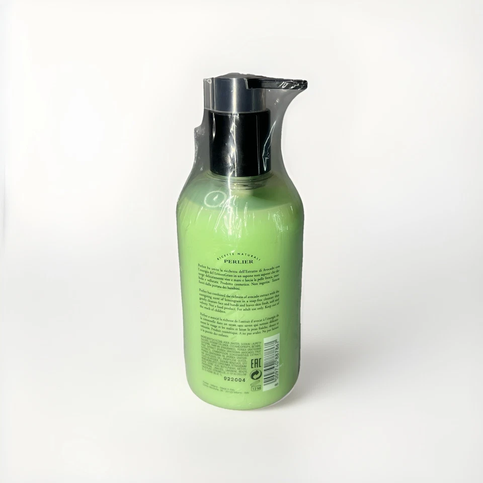AGUACATE PERLIER - JABÓN LÍQUIDO ATERCIOPELADO - 10.1FL. OZ. - NUEVO Y PRECINTADO - ITALIA Foto 2 de 2