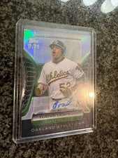 2012 Topps Moments Die-Cut Golden Moments #/25 Yoenis Cespedes Auto