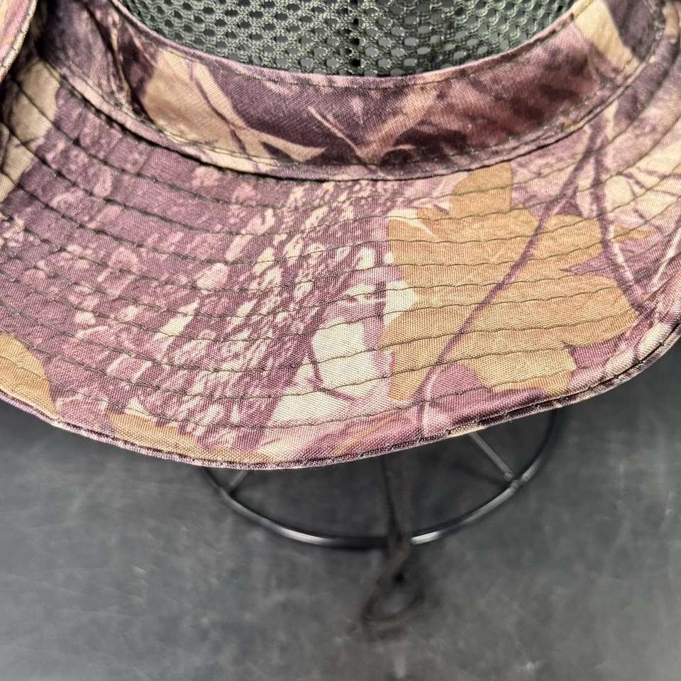 Woodland Creek By Outdoor Ready Camo Vented Fishing Hunting Hat with Strap - Image 4 of 4
