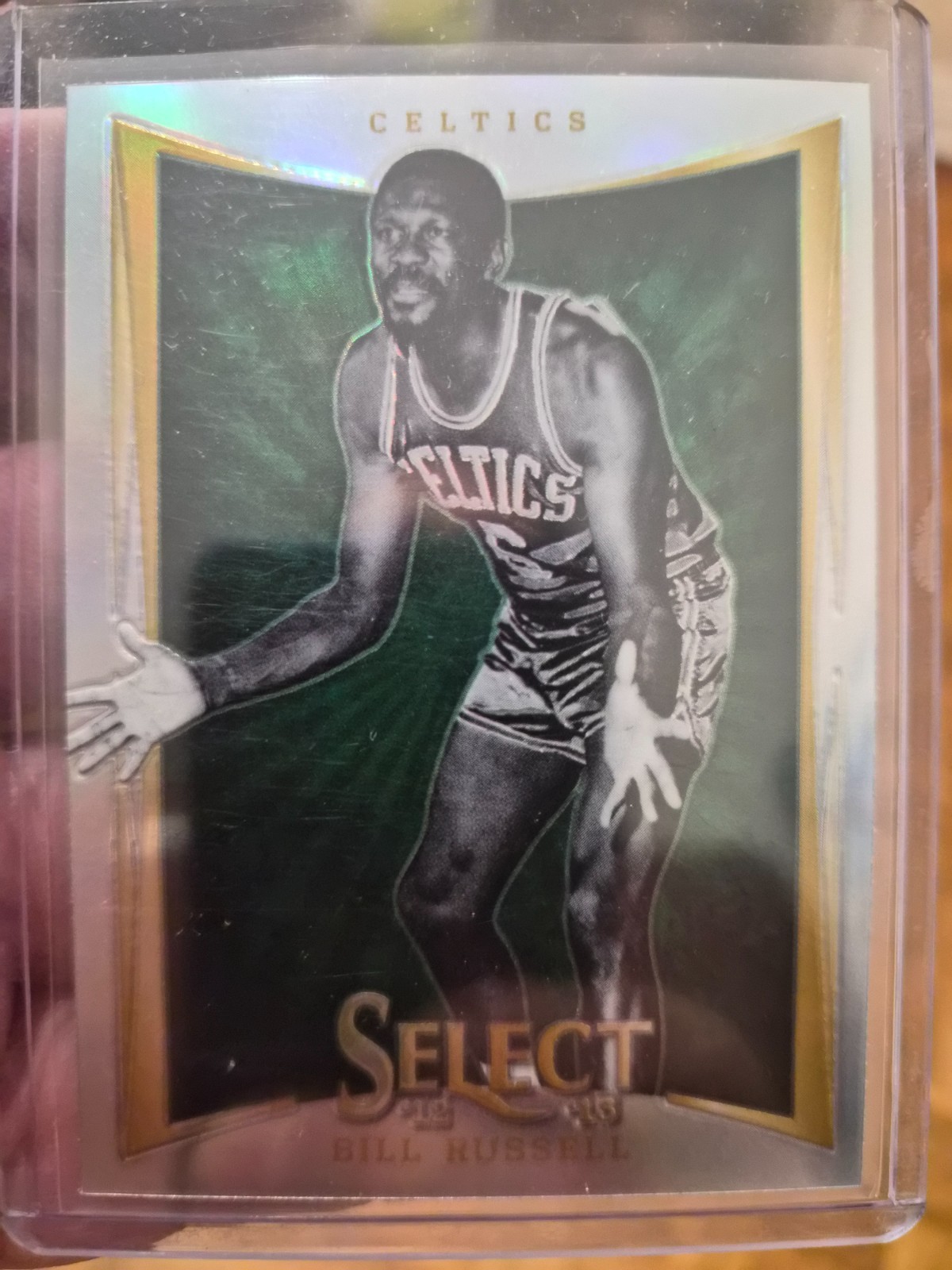 2012-13 Panini Select Silver Prizm #144 Bill Russell Boston Celtics