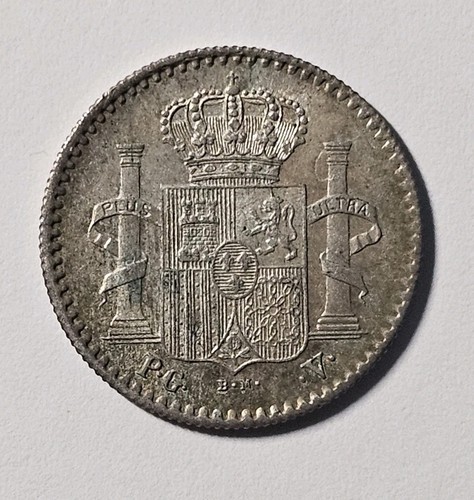 1896 PG V Puerto Rico 5 Centavos UNC