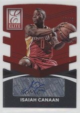 2014-15 Donruss Elite Status Signatures Red Die-Cut 35/99 Isaiah Canaan Auto 2u3