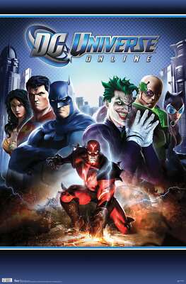 DC Comics VIdeo Game - DC Universe Online - Key Art Poster