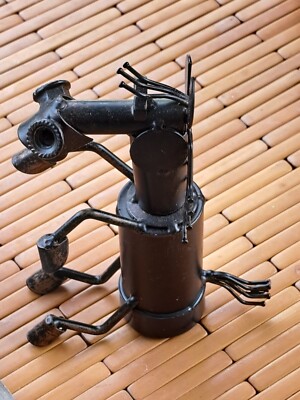 HORSE WELDED SITTING UP (nuts & bolts art at it's best)