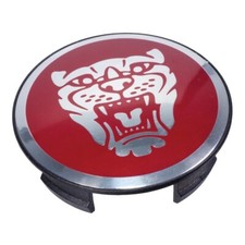 JAGUAR XK8 DISTINTIVO RUOTA TAPPO CENTRALE ROSSO/ARGENTO C2N3759