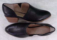 NEW MADEWELL Women's LOW HEEL SLIP ON LEATHER LOAFERS BLACK Size 7