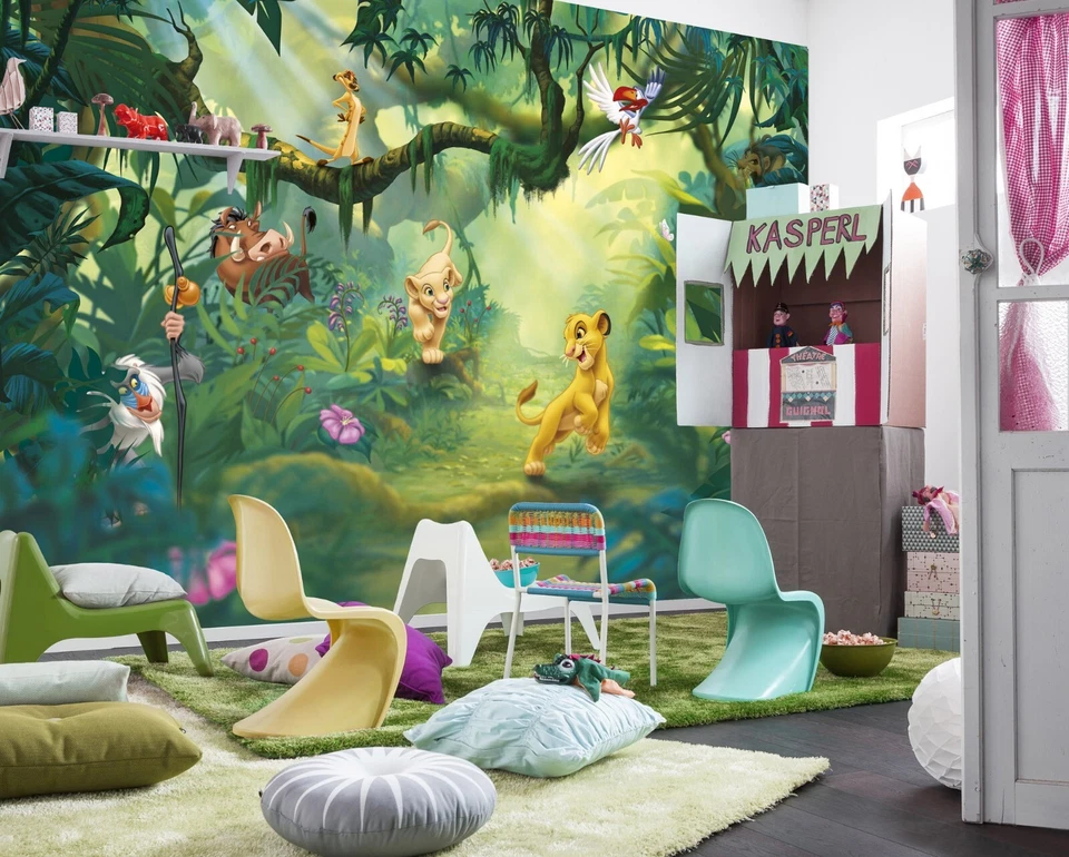 Lion King WALLPAPER WALL MURAL with adhesive Disney large size kids bedroom - Image 3 of 4