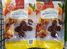 Barton’s Dark Chocolate Apricots 1 Lb 4 Ounce KOSHER FOR PASSOVER !  (2 PACKS !)