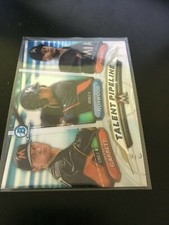 2018 Bowman Chrome Refractor BRAXTON GARRETT JOHN NORWOOD VICTOR PAYANO