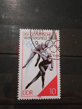 DDR 1988 Calgary 3141 I (Punkt hinter XV fehlt---fast ganz) gestempelt (m43)