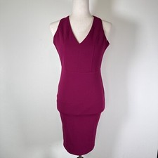 Lulus Dark Fuchsia Cocktail Dress Size Small Open Back Mini Party Going Out