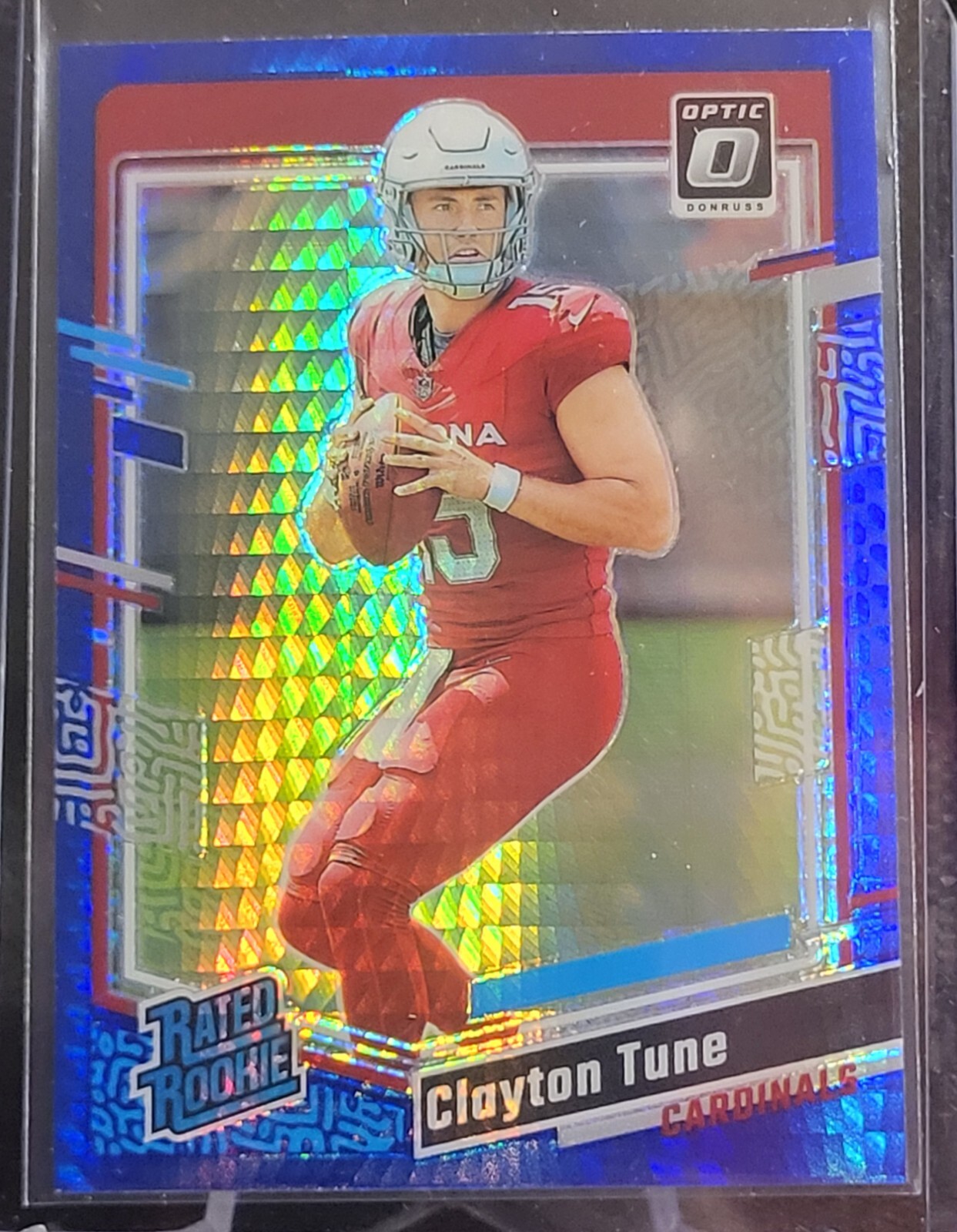2023 Donruss Optic Blue Hyper Clayton Tune #202 RC