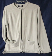 Vintage 70s Givenchy Sport Open Front Light Blue Cardigan Sweater Super Soft M