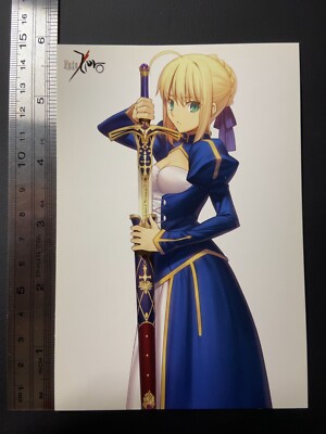 Saber Artoria Pendragon 02 Fate / Zero Post Card Postcard Nitro