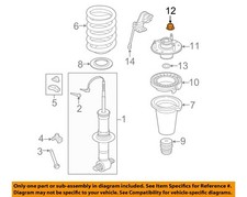 GM OEM Front Suspension-Top Nut 11547419