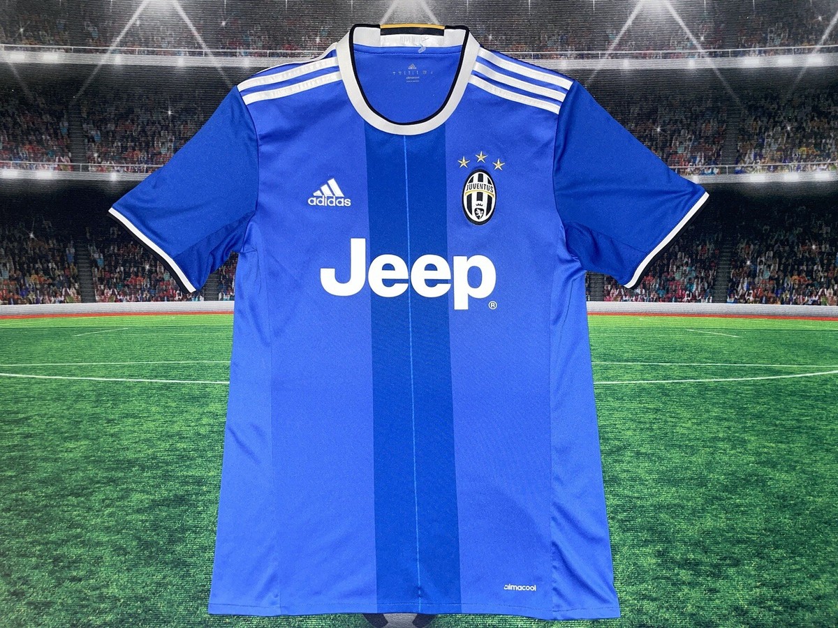 Juventus 2016-2017 Away Football Soccer Adidas Jersey Sz Small
