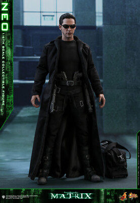 HotToys HT MMS466 Matrix Neo 2.0 Keanu Reeves Action Figure 1/6 In