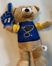 St Louis Blues Stuffed 15  Bear Plush NHL Fan Merchandise Toy Hockey Teddy EUC