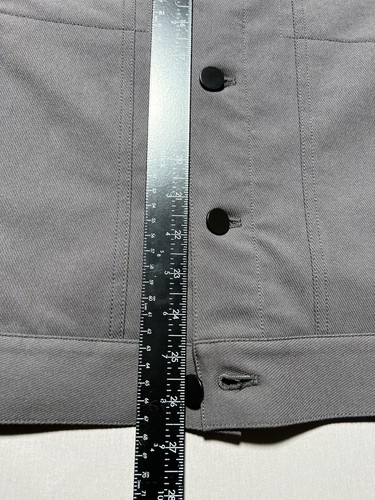 NEW THEORY MEN'S RIVER NEOTERIC TWILL DARK GREY JACKET SIZE S Defected - Picture 19 of 21