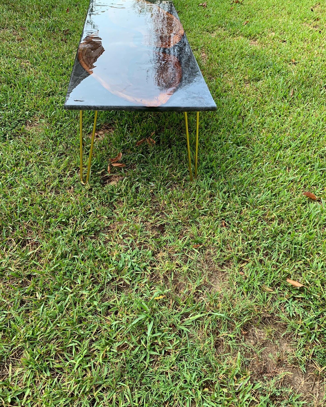 Black Walnut/Black Pearl Epoxy Coffee Table eBay