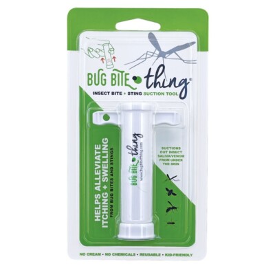 White Bug Bite Thing - Ant, Bee, Flea, Mosquito, Tick, Wasp Venom Suction Tool 