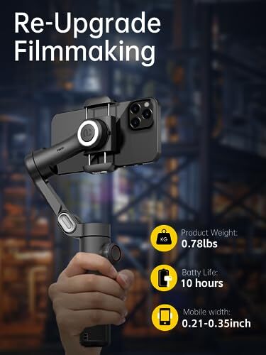 スマホアクセサリー Industry-Standard 3-Axis Gimbal スマホ