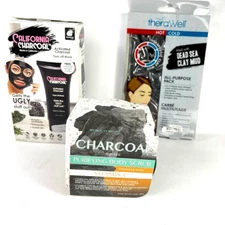 California Charcoal Activated Peel Off Mask Body Scrub Therapeutic Clay Compress