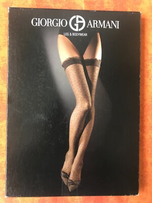 - Preisvorschag -Armani stay up Strümpfe Schwarz - Grau S OVP - 21012-8038 MORO 