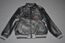 AUTHENTIC AVIREX LIMITED EDITION PEWTER METALLIC ICON JACKET NEW ALL SIZES