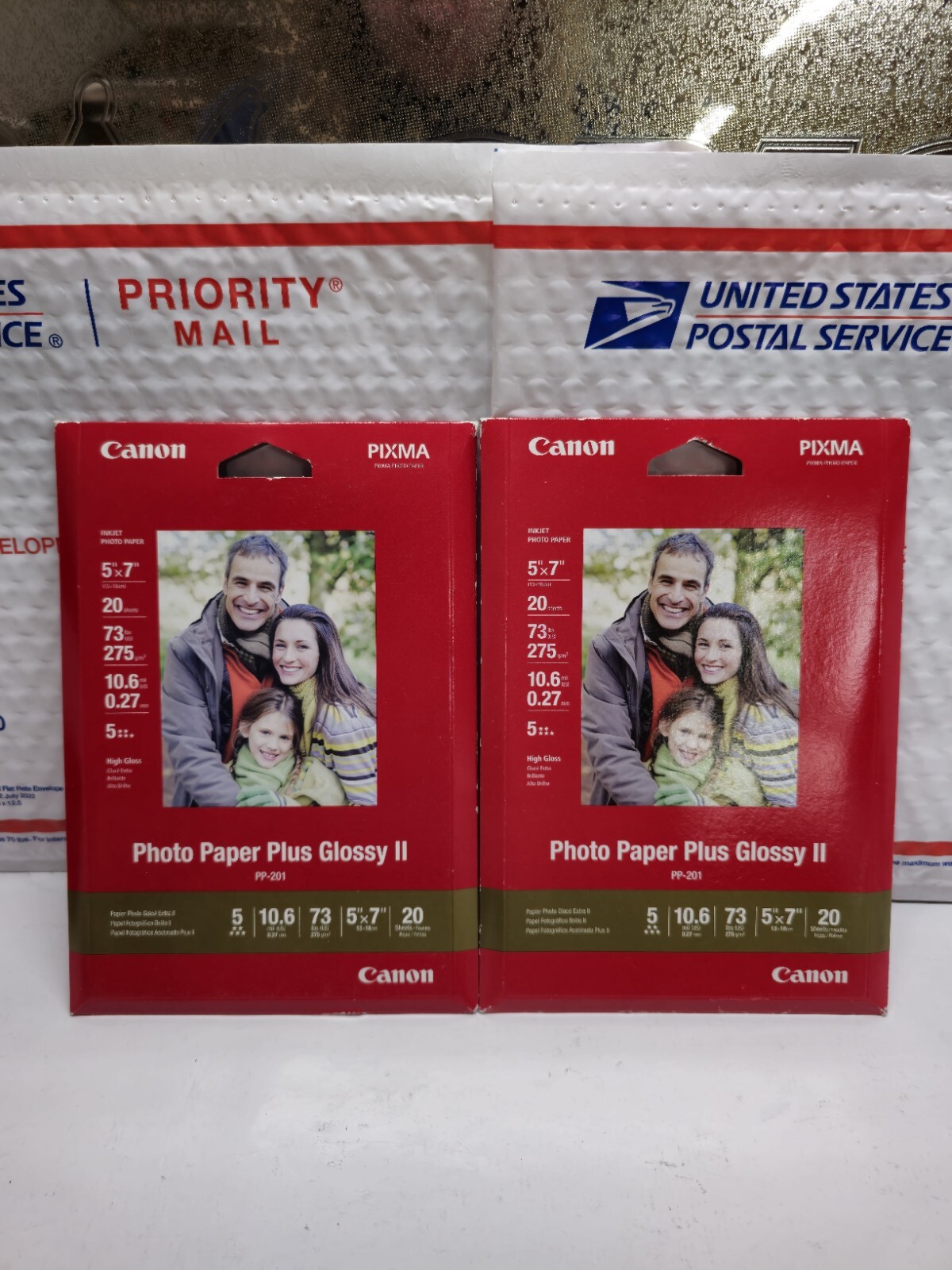 Canon Inkjet Photo Paper Plus Glossy II 20 Sheets Lot Of 2 eBay