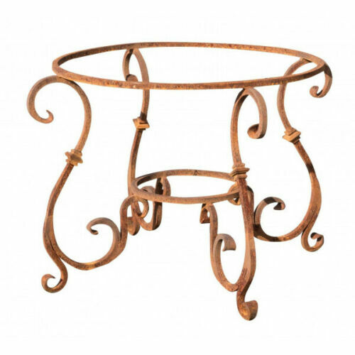 Braciere In Ferro Battuto Forgiato A Mano | Dimensioni 59x54x80 Cm | Struttura Robusta E Stabile | Ideale Per Giardino E Terrazzo | Stile Rústico E Resistente