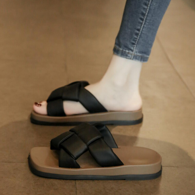 SAOLA ZARA Cool Pantofole Donna Platform Sandali da Spiaggia Suola Morbida Scarpe Piatte